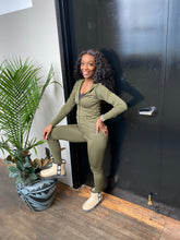 Load image into Gallery viewer, &quot;On Chill&quot; 2 Piece Set (Olive)
