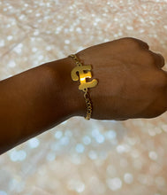 Load image into Gallery viewer, Letter &quot;A&quot; Initial Bracelet (Gold)
