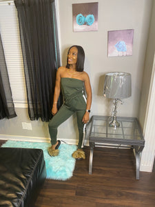 I Slay / Tube Top Jumpsuit